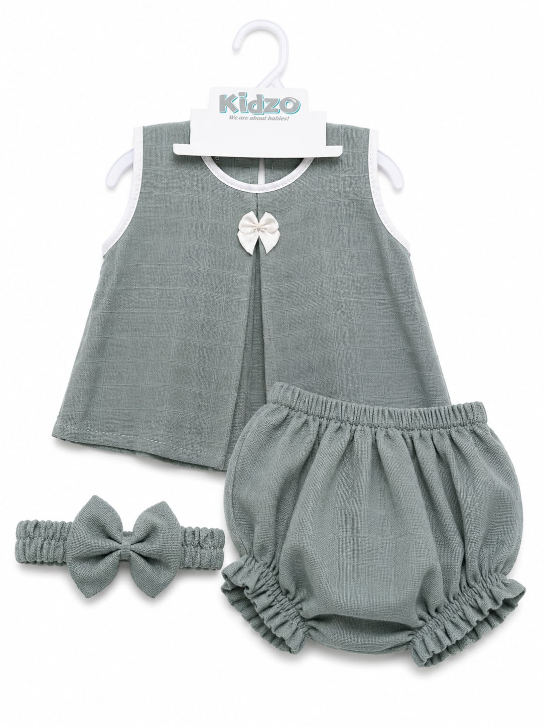 Baby Girls Cotton Romper Set | Soft Sleeveless Pink Summer Outfit