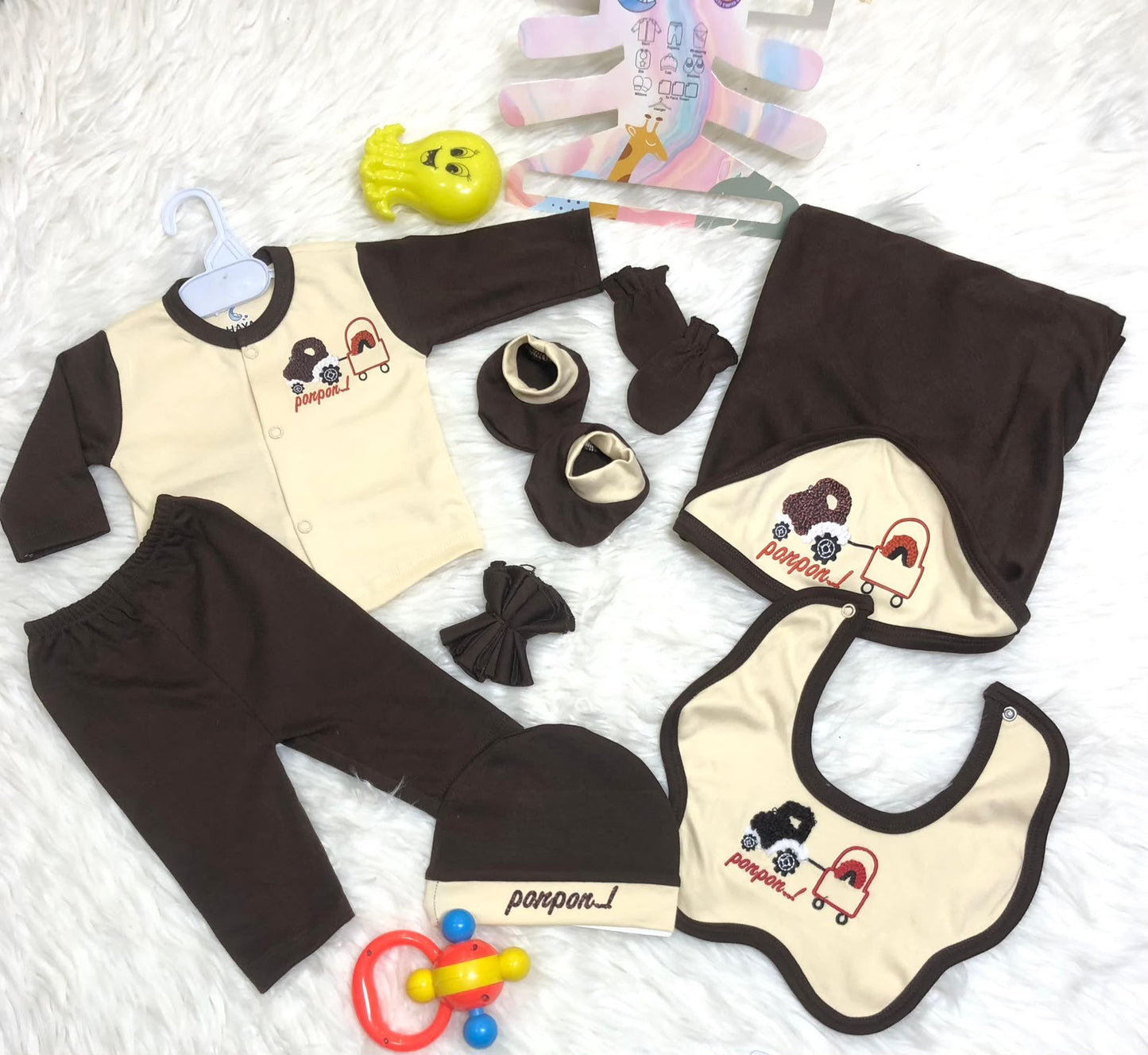 🧸 7-Pcs Baby Starter Set