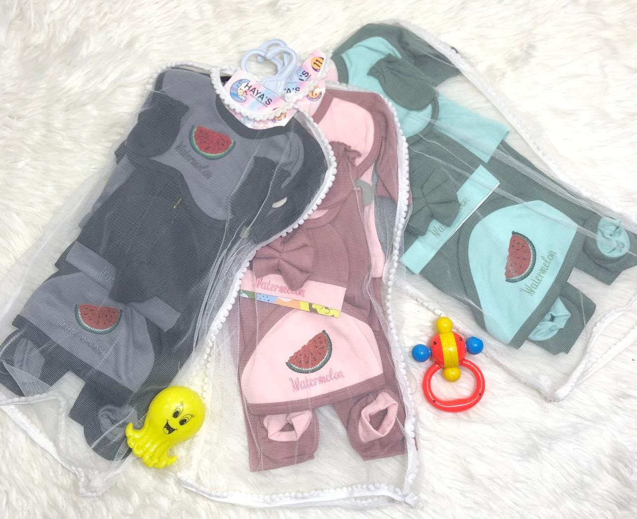 🍉 7-Pcs Watermelon Baby Starter Set
