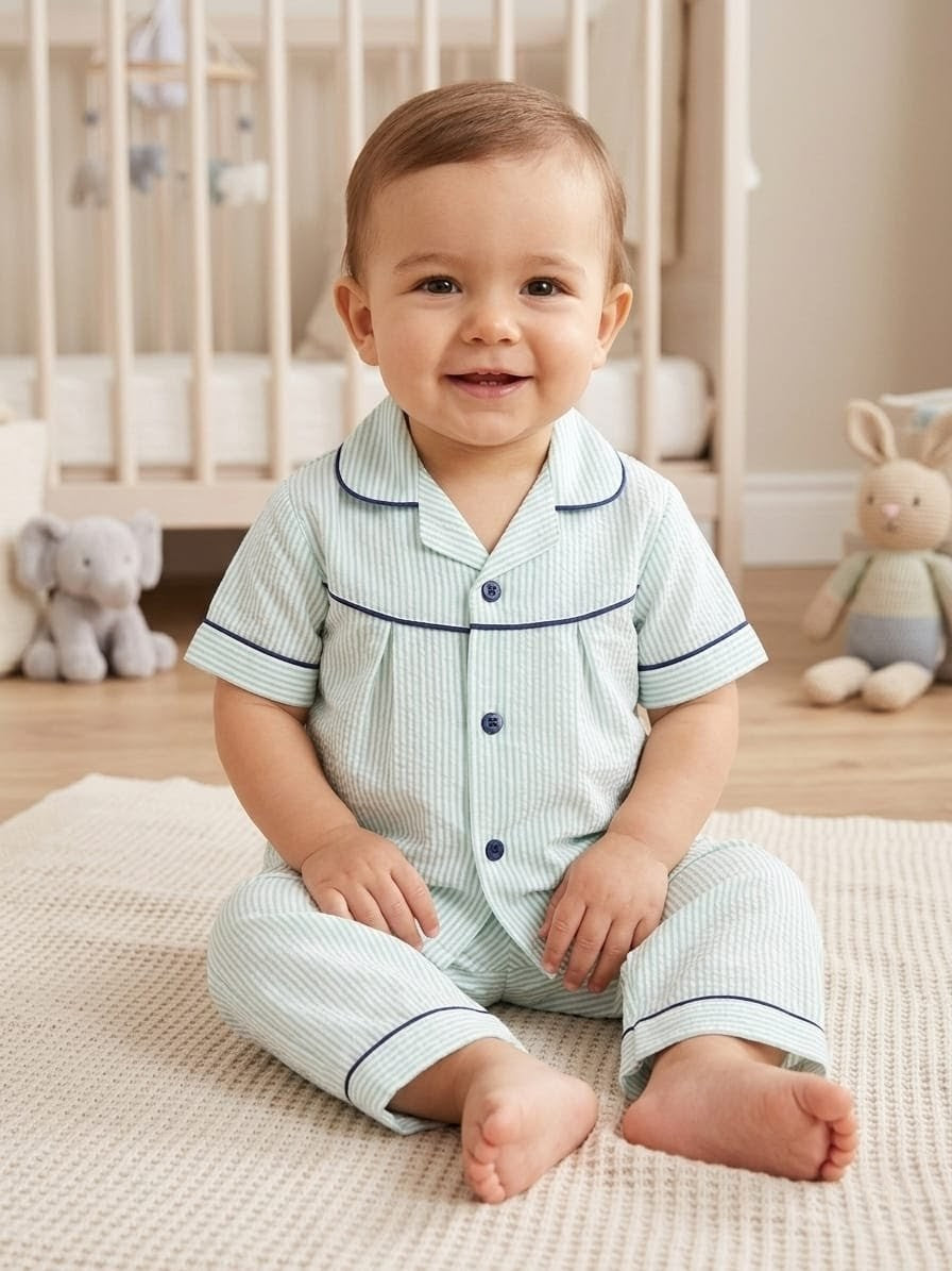 Shah Garments Premium Quality Baby Boy Night Suit