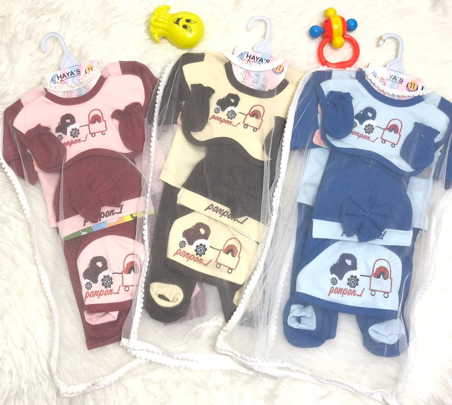 🧸 7-Pcs Baby Starter Set