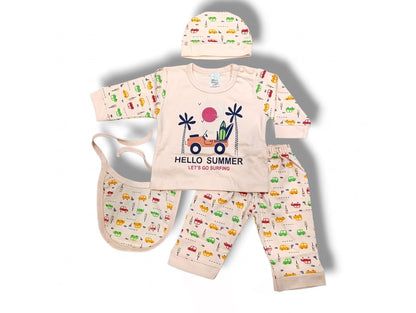 🚗 4-Piece Hello Summer Baby Care Set