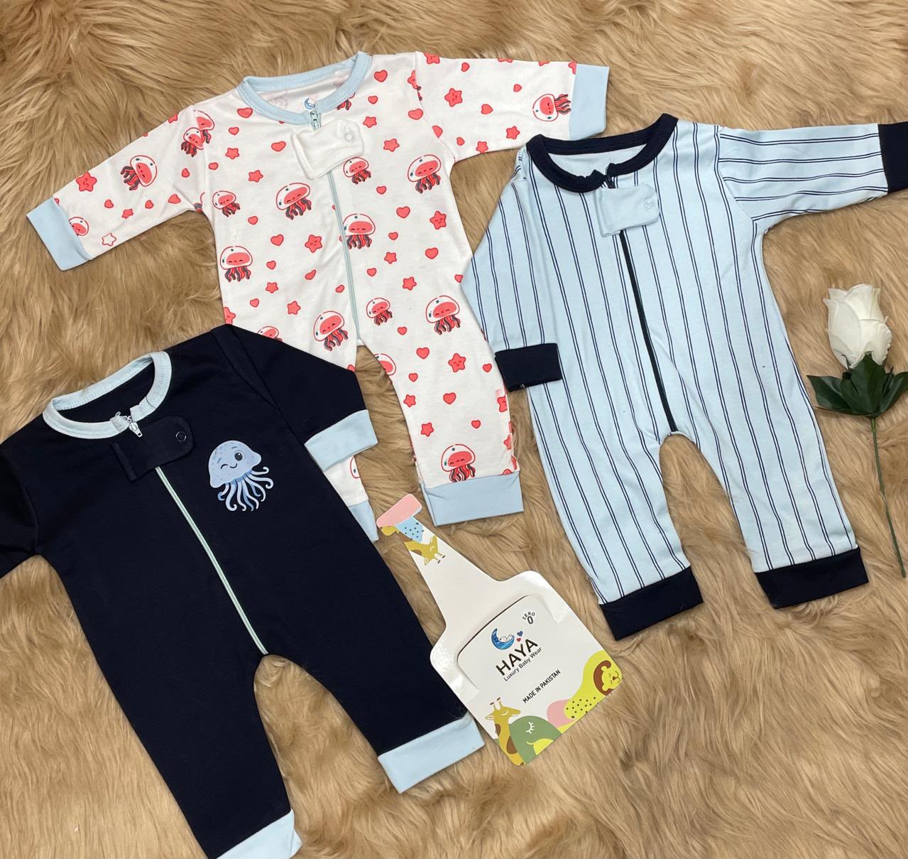 Premium Baby Romper Set – Pack of 3
