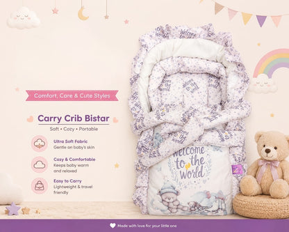 Premium Baby Carry Nest & Portable Crib | Ultra Soft & Cozy Baby Bed