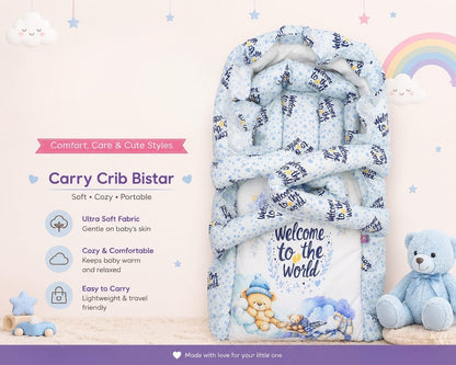 Premium Baby Carry Nest & Portable Crib | Ultra Soft & Cozy Baby Bed
