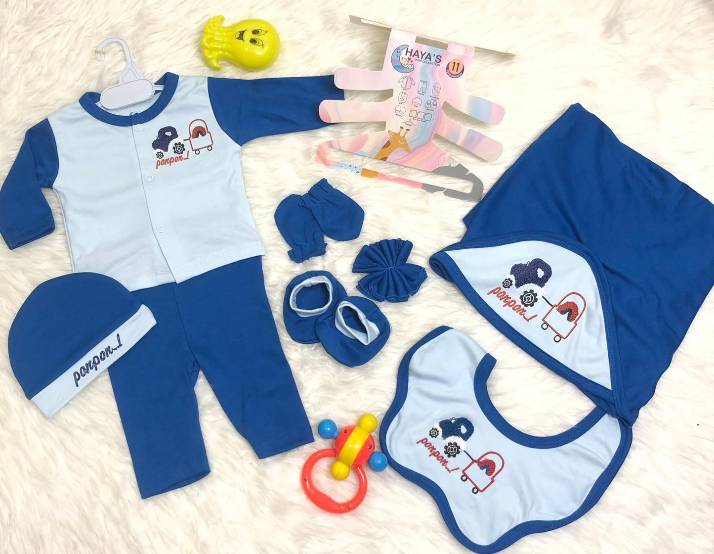 🧸 7-Pcs Baby Starter Set