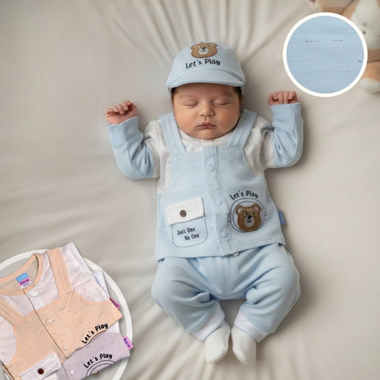 Baby Bear 3-Piece Cotton Set