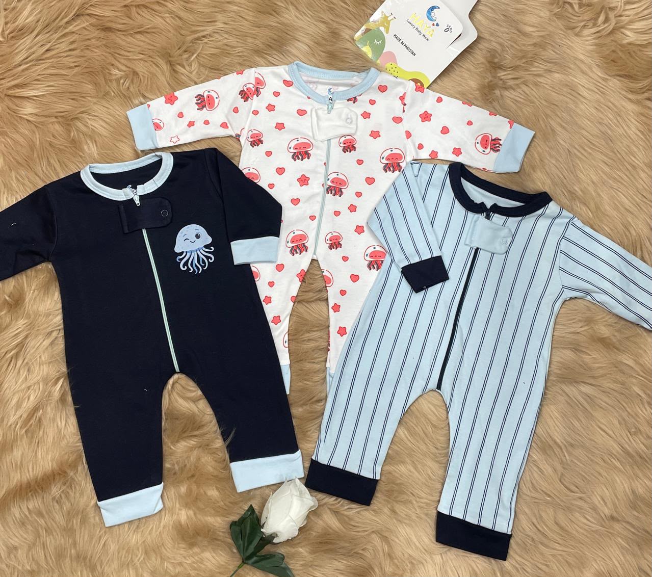 Premium Baby Romper Set – Pack of 3